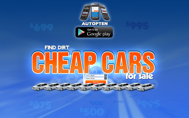 Cheap Cars For Sale  from Chrome web store to be run with OffiDocs Chromium online
