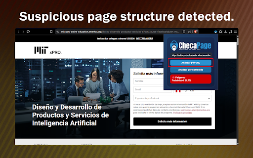 ChecaPage  from Chrome web store to be run with OffiDocs Chromium online