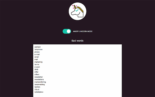 Checkbox Unicorn  from Chrome web store to be run with OffiDocs Chromium online