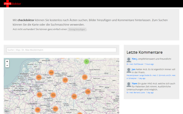checkdoktor Ärzte finden  from Chrome web store to be run with OffiDocs Chromium online