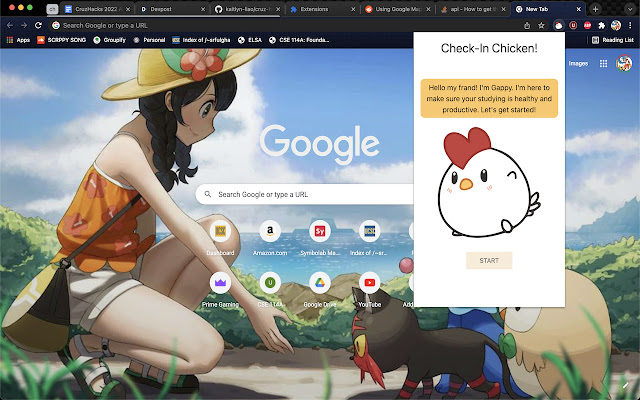 Check In Chicken  from Chrome web store to be run with OffiDocs Chromium online