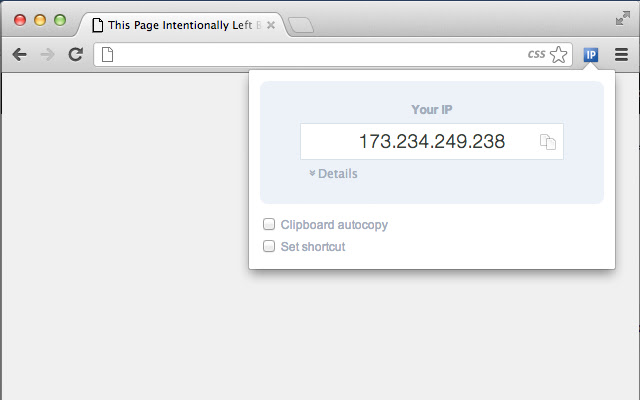 Check IP  from Chrome web store to be run with OffiDocs Chromium online