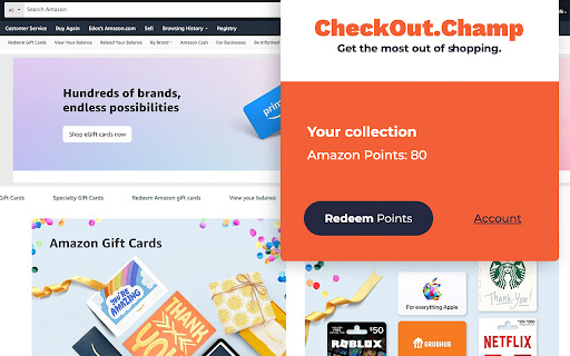 CheckOut.Champ  from Chrome web store to be run with OffiDocs Chromium online