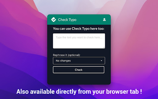 Check Typo: AI Spell checker  from Chrome web store to be run with OffiDocs Chromium online
