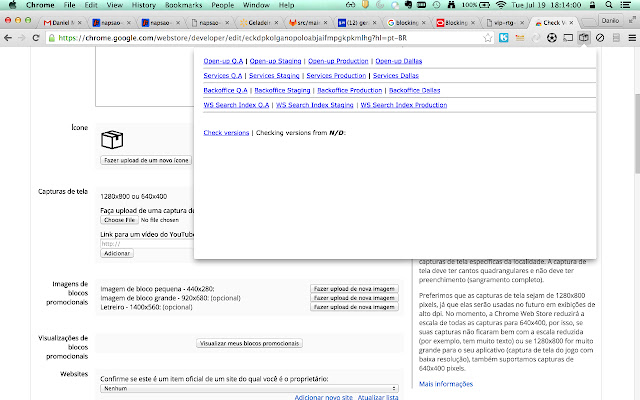 Check Versions  from Chrome web store to be run with OffiDocs Chromium online