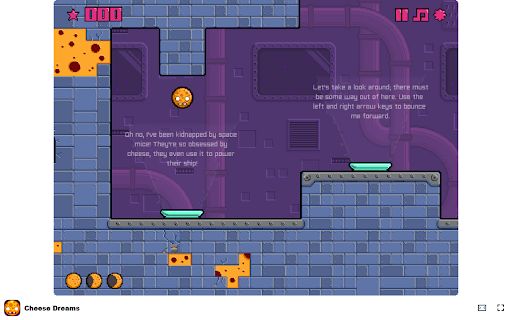 Cheese Dreams Bounce your way through cheesy adventures!  from Chrome web store to be run with OffiDocs Chromium online