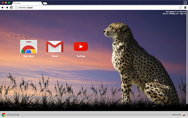 Cheetah Theme  from Chrome web store to be run with OffiDocs Chromium online