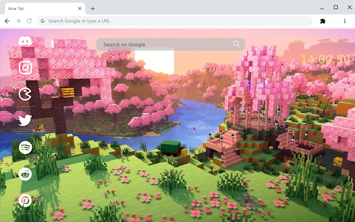 Cherry Grove Minecraft Live Wallpaper  from Chrome web store to be run with OffiDocs Chromium online