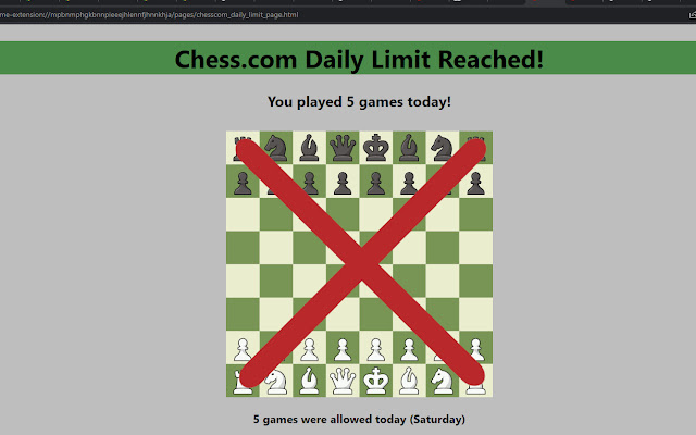 ChessBlocker  from Chrome web store to be run with OffiDocs Chromium online