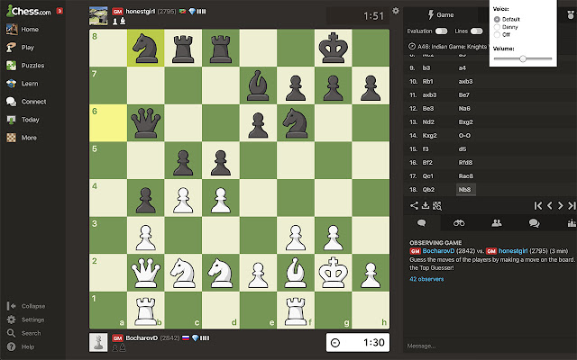 Chess.com Voice Commentary  from Chrome web store to be run with OffiDocs Chromium online