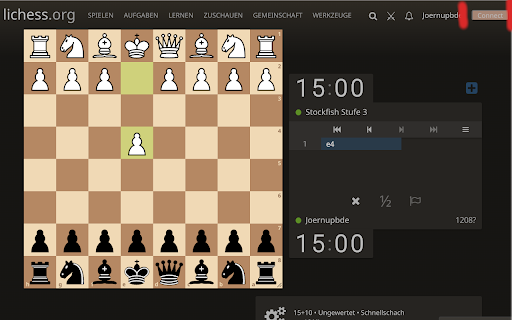 Chessconnect  from Chrome web store to be run with OffiDocs Chromium online