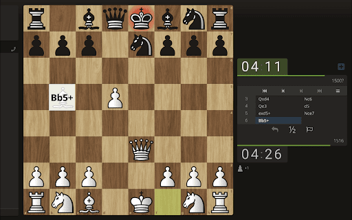 Chess Notation Helper  from Chrome web store to be run with OffiDocs Chromium online