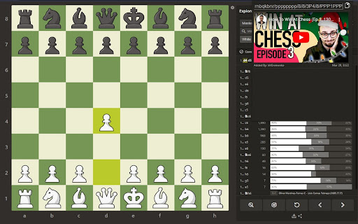 Chess Openings  from Chrome web store to be run with OffiDocs Chromium online