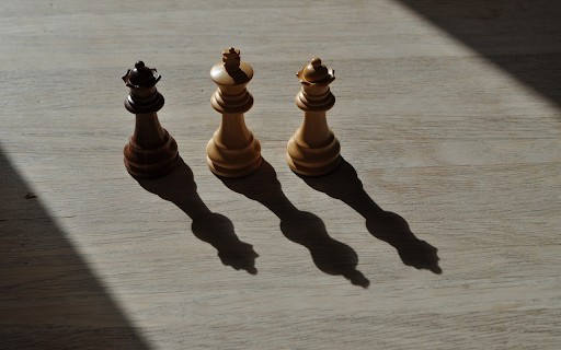 Chess piece and shadow  from Chrome web store to be run with OffiDocs Chromium online