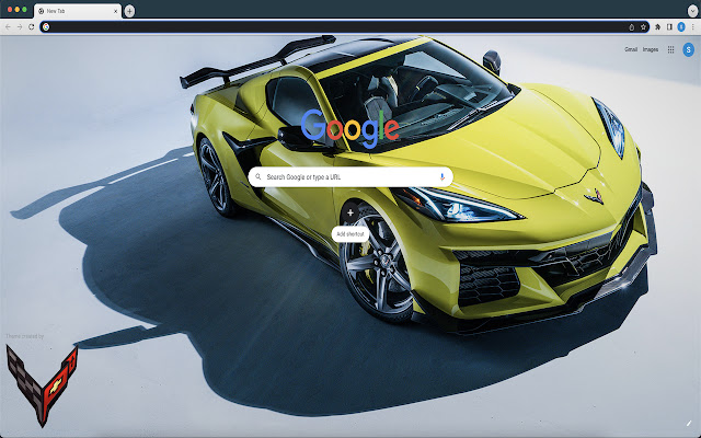 Chevrolet Corvette Z06 Theme  from Chrome web store to be run with OffiDocs Chromium online