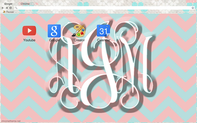 Chevron Monogram (AJM)  from Chrome web store to be run with OffiDocs Chromium online