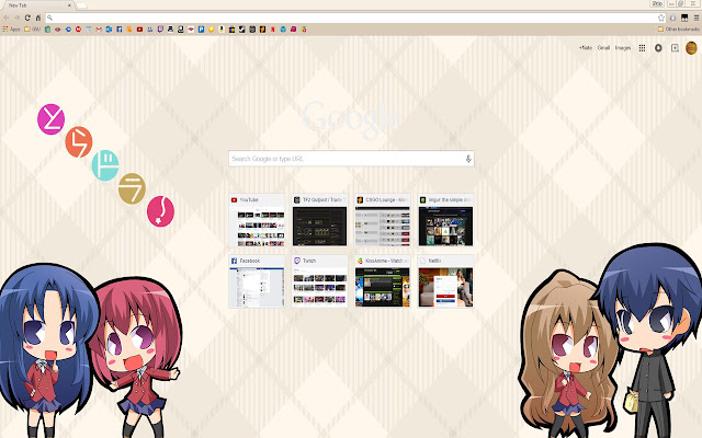 Chibi Toradora!  from Chrome web store to be run with OffiDocs Chromium online