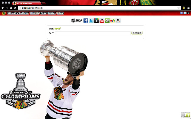 Chicago Blackhawks Theme  from Chrome web store to be run with OffiDocs Chromium online