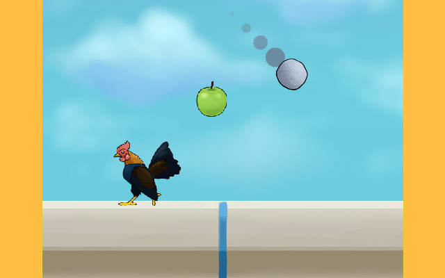 Chicken Dodge Game  from Chrome web store to be run with OffiDocs Chromium online