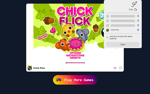 Chick Flick Game Master the Trampoline and Save Them All!  from Chrome web store to be run with OffiDocs Chromium online