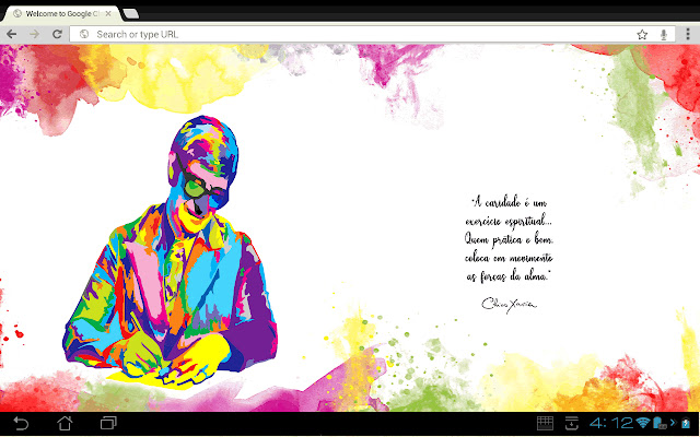 Chico Xavier Caridade cores  from Chrome web store to be run with OffiDocs Chromium online
