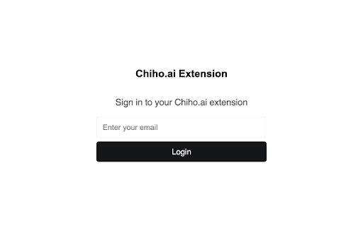 Chiho.ai Telegram CRM Extension  from Chrome web store to be run with OffiDocs Chromium online