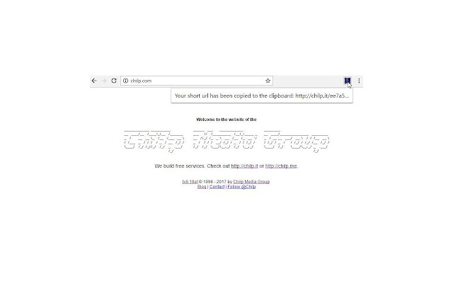 Chilp.it URL Shortener from Chrome web store to be run with OffiDocs Chromium online Chilp.it URL Shortener from Chrome web store to be run with OffiDocs Chromium online