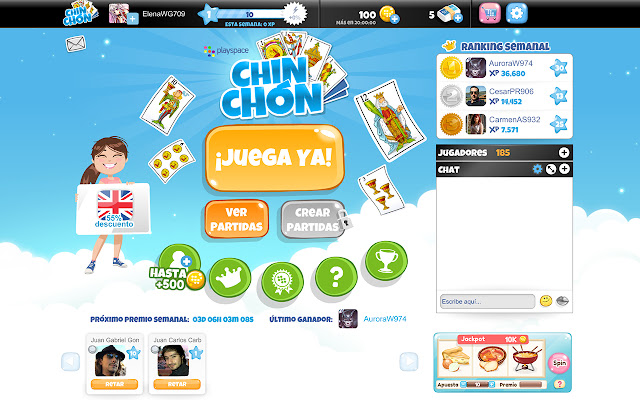 Chinchon PlaySpace  from Chrome web store to be run with OffiDocs Chromium online