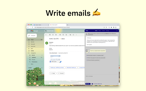 Chippy: AI Writer with GPT  from Chrome web store to be run with OffiDocs Chromium online