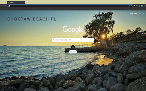 Choctaw Beach Sunset Theme  from Chrome web store to be run with OffiDocs Chromium online