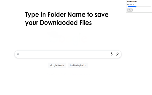 Choose Folder to Save Downloads  from Chrome web store to be run with OffiDocs Chromium online