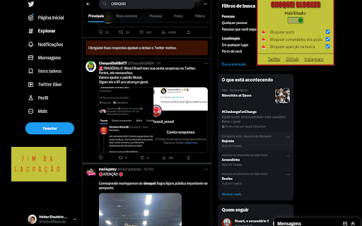 Choquei Blocker  from Chrome web store to be run with OffiDocs Chromium online
