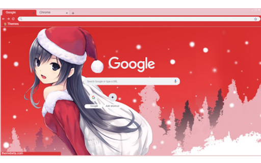 Christmas Anime Girl  from Chrome web store to be run with OffiDocs Chromium online