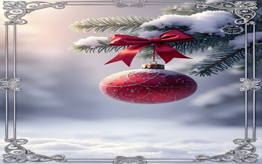 Christmas ball wallpaper  from Chrome web store to be run with OffiDocs Chromium online