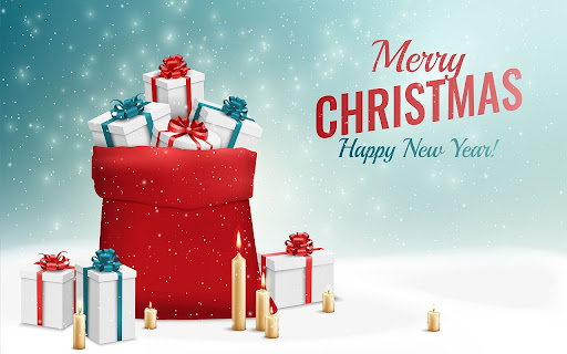 Christmas Browser Theme  from Chrome web store to be run with OffiDocs Chromium online