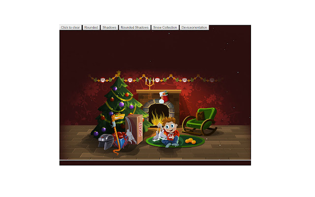 Christmas cartoon scene  from Chrome web store to be run with OffiDocs Chromium online