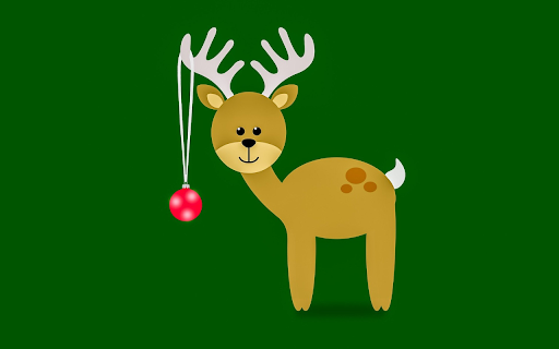 Christmas deer  from Chrome web store to be run with OffiDocs Chromium online