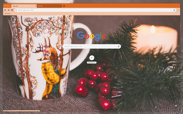 Kubek świąteczny ze sklepu internetowego Chrome, który można uruchomić za pomocą OffiDocs Chromium online
