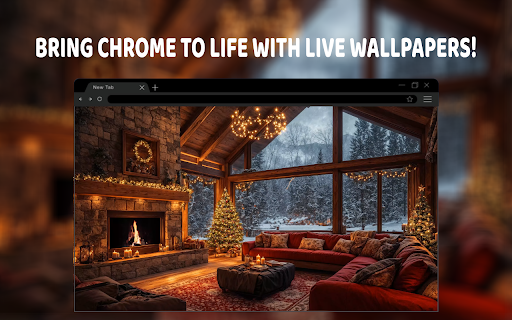 Christmas Snowfall Live Wallpaper  from Chrome web store to be run with OffiDocs Chromium online