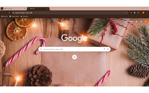 Christmas table  from Chrome web store to be run with OffiDocs Chromium online