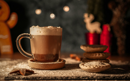 Christmas Time Cakes and Hot Chocolate  from Chrome web store to be run with OffiDocs Chromium online
