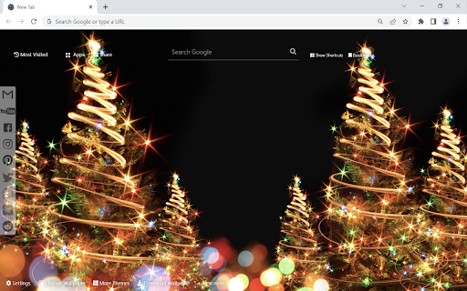 Christmas Tree Wallpaper New Tab  from Chrome web store to be run with OffiDocs Chromium online