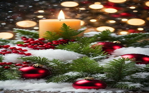 Christmas wallpape  from Chrome web store to be run with OffiDocs Chromium online
