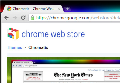 Chromatic Mod  from Chrome web store to be run with OffiDocs Chromium online