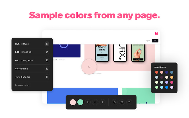 Chroma: Ultimate Eyedropper  Color Picker  from Chrome web store to be run with OffiDocs Chromium online