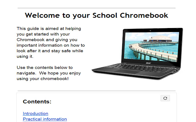 Chromebook User Guide CLV  from Chrome web store to be run with OffiDocs Chromium online
