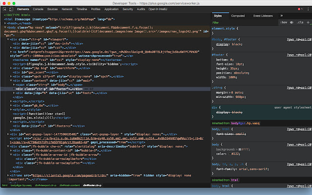 Chrome DevTools Dark Theme  from Chrome web store to be run with OffiDocs Chromium online