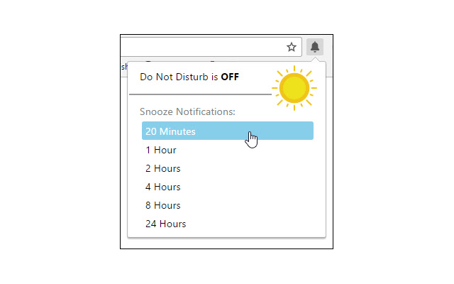 Chrome Do Not Disturb  from Chrome web store to be run with OffiDocs Chromium online