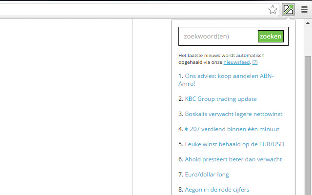 Chrome extensie voor LeerSnelBeleggen.nl  from Chrome web store to be run with OffiDocs Chromium online