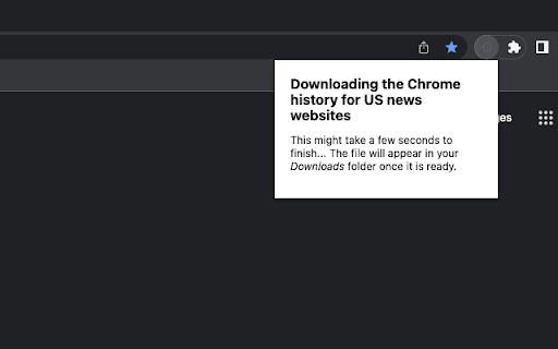 Chrome History for News Websites  from Chrome web store to be run with OffiDocs Chromium online